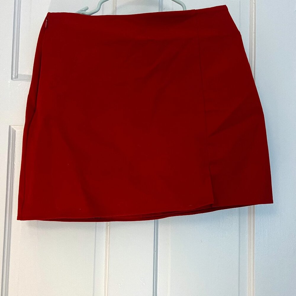 Red Mini Skirt
